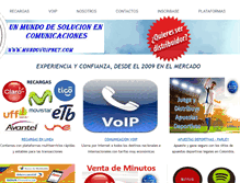 Tablet Screenshot of mundovoipnet.com